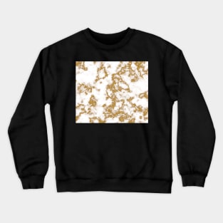 Luxury Gold Marble Crewneck Sweatshirt